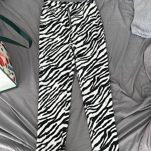 Animal print pants